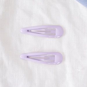 Lilac Vintage Triangle Hair Clips (Set of 2)